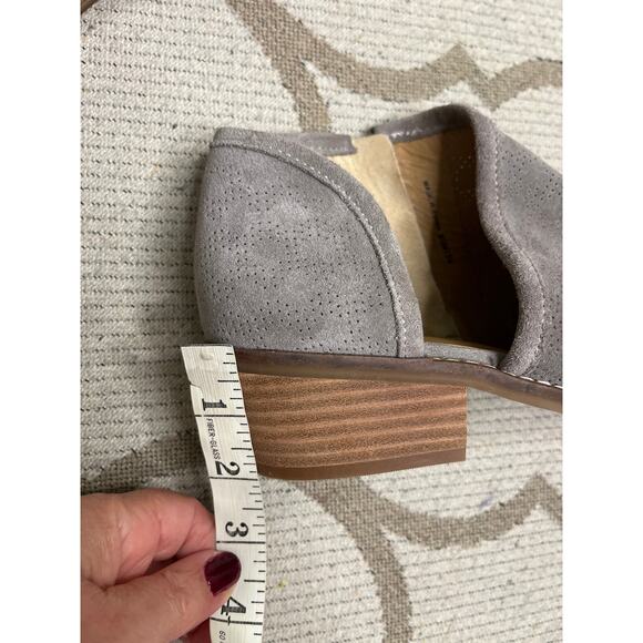 LUCKY BRAND FELIXAN SUEDE LEATHER HEEL BOOTIES WOMENS SIZE 8.5 - Picture 5 of 11